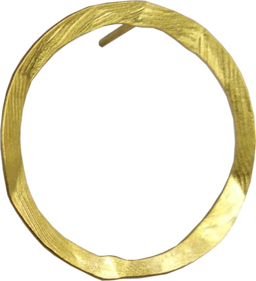 Pendiente 26 mm ROCK Pendiente orechini boucle d'oreille earring