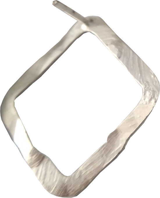 Pendiente 20 mm ROCK Pendiente orechini boucle d'oreille earring