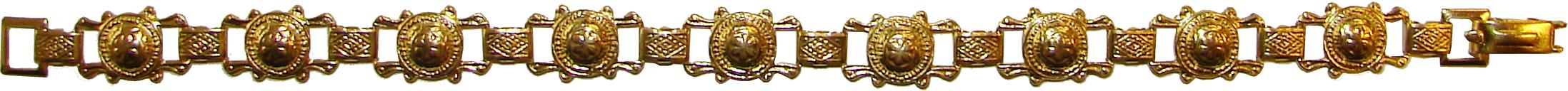 pulseras  damasquinado estilo toledo toledin