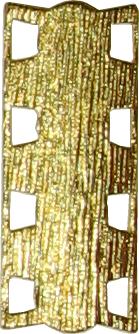placas pulseras rayado basto plate bracelets