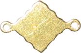 square<br />
intermediate  piece whit 2 rings guarnizioni con 2 anelli pièces avec 2 anneaux adornos con 2 anillas charms 