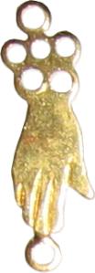 hands intermediate<br />
intermediate  piece whit 2 rings guarnizioni con 2 anelli pièces avec 2 anneaux adornos con 2 anillas charms 