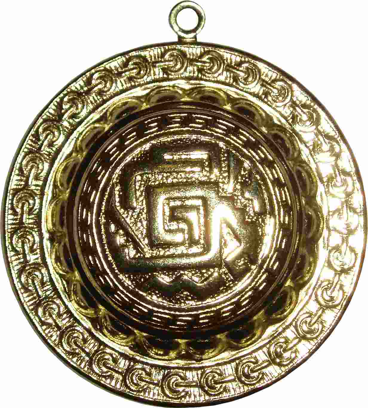 disco con argolla colgantes disk pendants